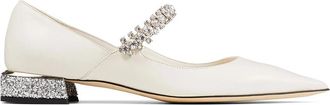 Jimmy Choo London Bing Crystal-strap Ballerina Shoes