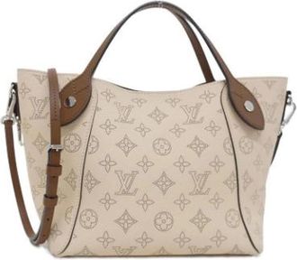 Louis Vuitton Pre-owned Hina PM Handtas - Dames - Vintage Handtas - Beige - ONE Size - Leer - Vintage