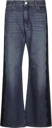 Pinko Wanda Wide Leg Jeans - Dames - Loose Fit Jeans - Blauw - W25 - Jeans