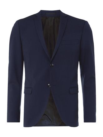 Tiger Of Sweden Regular Fit 2-Knopf-Sakko mit Reverskragen Modell Jile in Dunkelblau, Größe 46