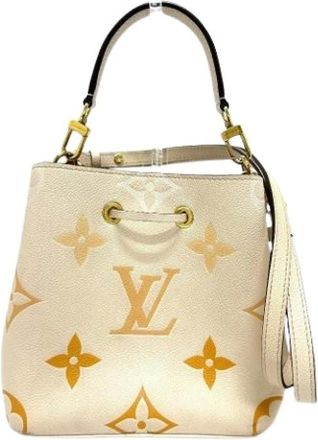Louis Vuitton Pre-owned Bucket Bags, female, Beige, Size: ONE SIZE Pre-owned Canvas louis-vuitton-bags