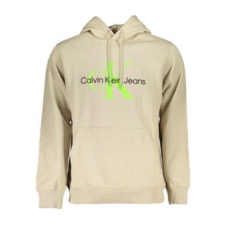 Calvin Klein Hombre, Sudaderas, Beige, Talla: S