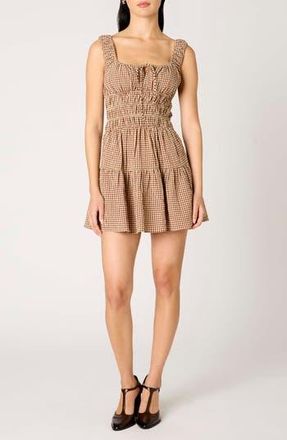 Nia Salt Cotton Mini Sundress in Henna at Nordstrom Rack, Size Large