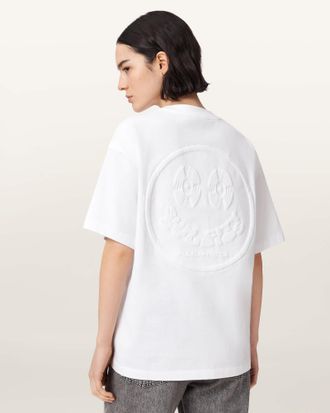 AllSaints Cotton Mabel Etta Oversized Cotton T-Shirt, Size: XS