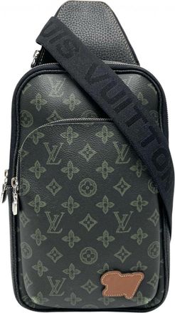 Louis Vuitton Monogram Black Green Monogram Shoulder Bag Sling Bag (Pre-Owned)