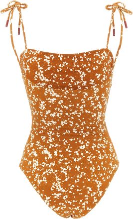 Kiton Womens Brown Polyamide One-Piece Swimsuit Clothing