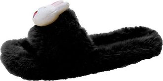 Generic Womens Winter Thermal Plush Slippers, Anti-Slip Indoor House Shoes Comfy Cute Animal Warm Non-Slip for Ladies Bedroom Home Slippers