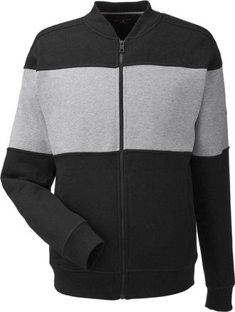 Nautica Anchor Fleece Colorblocked Bomber Jacket