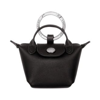 Longchamp Handbags, female, Black, Size: ONE SIZE Le Pliage Xtra Key ring