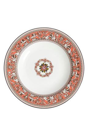 Wedgwood Florentine Bone China Soup Bowl in Salmon at Nordstrom