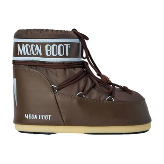 Moon Boot Stivaletti Icon Low in Nylon - - Shoes - Uomo - Marrone - 45 EU