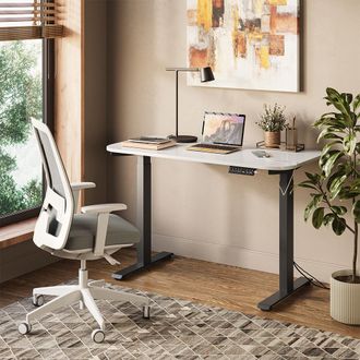 Vicco Escritorio Elevate, Blanco/negro, 120 X 60 Cm 2 Motores, Vicco