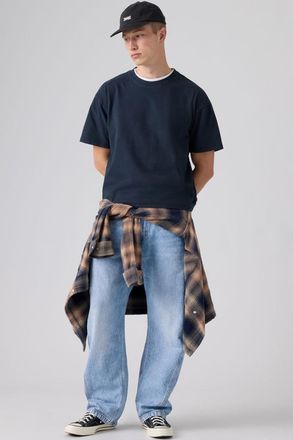 Levi's Baggy Barrel Vaqueros - Hombre - 30X32 - Light Wash / Running The Race