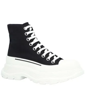 Alexander McQueen Alexander Mcqueen Womens Canvas Tread Slick Boot, Never Worn (Authentic Pre- Loved)