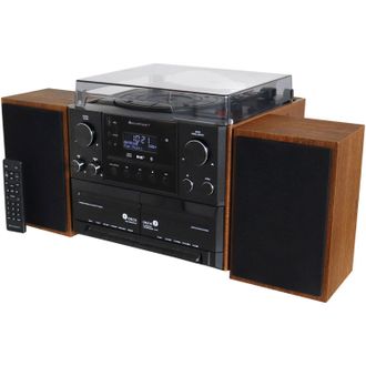 Soundmaster Centro De M&uacute;sica Est&eacute;reo Mcd5600 Con Radio Dab+/fm, Cd/mp3, Tocadiscos, Doble Cassette, Usb, Bluetooth