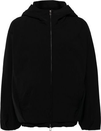Songzio volume dart hooded jacket - men - Polyester/Polyester/Nylon/Polyurethane - 50 - Black