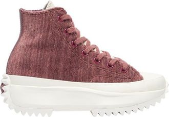 Converse Womens Run Star Hike Hi - Training Shoes Maroon/Black/White Size 06.5