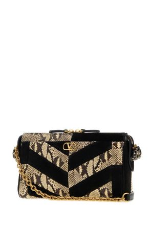 Valentino Garavani Beigenaturalenero Borse A Tracolla Bag