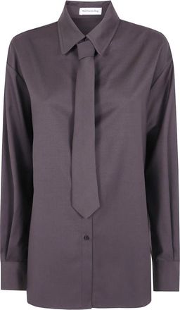 Frankie Shop Shirts - Dames - Overhemden - Bruin - L - Overhemden