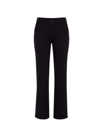 Mother Black Flared High Rise Jeans