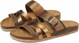 Eric Michael Womens Randy Sandal In Bronze