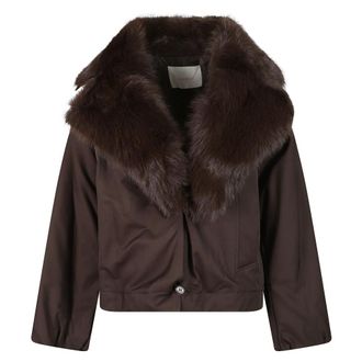 Twinset Abrigos Twin-set - Jackets - Mujer - Marr&oacute;n - S