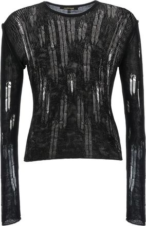 Roberto Cavalli long-sleeve sweater - Black