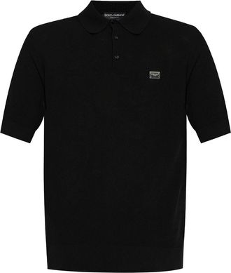 Dolce & Gabbana cotton polo shirt - Black