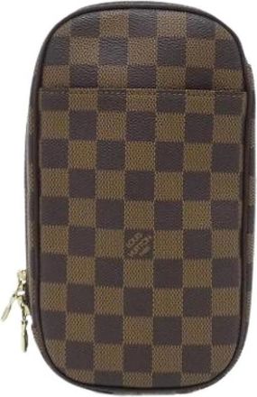 Louis Vuitton Pre-owned Cross Body Bags, female, Brown, Size: ONE SIZE Pre-owned Canvas Cross Body Bag
