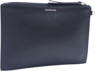 Balenciaga Pre-owned Clutches, female, Black, Size: ONE SIZE Pre-owned Vintage Pouch