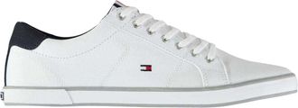 Tommy Hilfiger Heren Harlow 1D Vlag Logo Trainers (Wit)