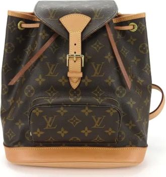 Louis Vuitton Pre-owned Backpacks, female, Brown, Size: ONE SIZE Pre-owned Canvas louis-vuitton-bags