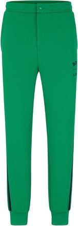 HUGO BOSS Mens Hover Solid Patterned Slim Joggers in Open Green - Size X-Large