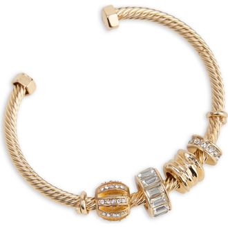 Saachi Charm Cable Cuff Bracelet in Gold at Nordstrom Rack