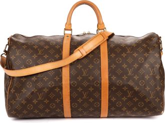 Louis Vuitton Pre-owned Womens Keepall 55 Travel Bag - Brown - One Size