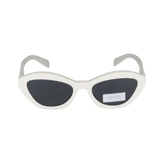 Prada Dames, Accessoires, Wit, Maat: 52 MM Polyamide