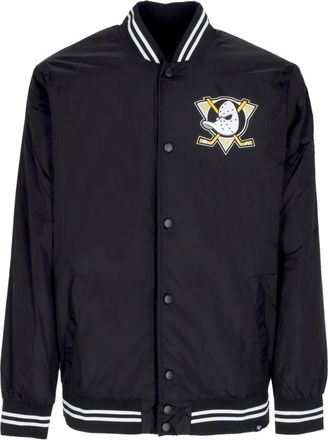 47 Brand Drift Track Jacket Anaduc - Heren - Bomber jackets - Zwart - XL - Nylon - Jassen
