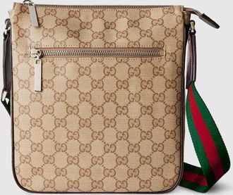 Gucci Essence Classic Small Crossbody Bag, Beige, GG Canvas