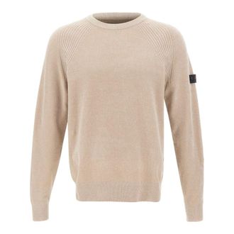 Peuterey Sironi 01 Jumper - male - Peuterey - Round-neck Knitwear - Beige - 2XL - Knitwear