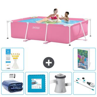 Intex Piscina Con Estructura Rectangular - 220x150x60 Cm - 7-piezas S145