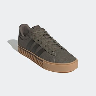 adidas Sneaker ADIDAS SPORTSWEAR DAILY 4.0, Damen, Gr. 42,5, gr&uuml;n (olive strata, shadow olive, gum 3), Synthetik, Textil, Schuhe Sneaker