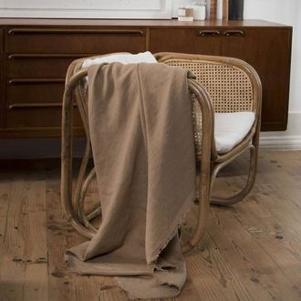 Febronie Colcha lino caramelo 180x260