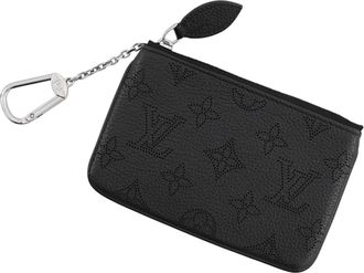 Louis Vuitton Mahina Black Noir Mahina Leather Coin Purse/Coin Case (Pre-Owned)