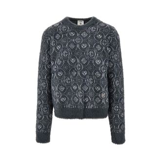 Casablanca Fluffy Monogram crewneck sweater Man XL