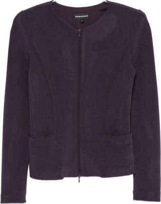 Emporio Armani blazerjack met rits