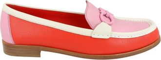 Ferragamo Rolo Gancini Leather Loafers