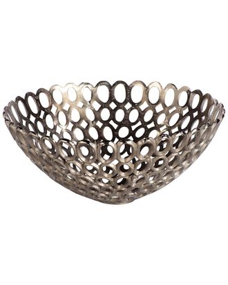 Zodax Savino 16.5In Diameter Metal Decorative Bowls