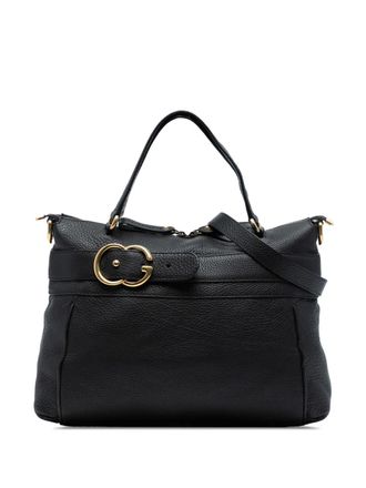 Gucci Borsa a tracolla Ride media in pelle con manico 2016-2025 - Nero