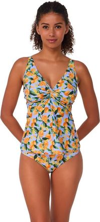 Sunsets Forever Tankini Swimsuit Top - D Cup in Clementine at Nordstrom, Size 32