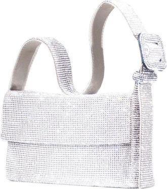 Benedetta Bruzziches Vitty la mignon Handbag - Dames - Schoudertassen - Grijs - ONE Size - Satijn - Tassen